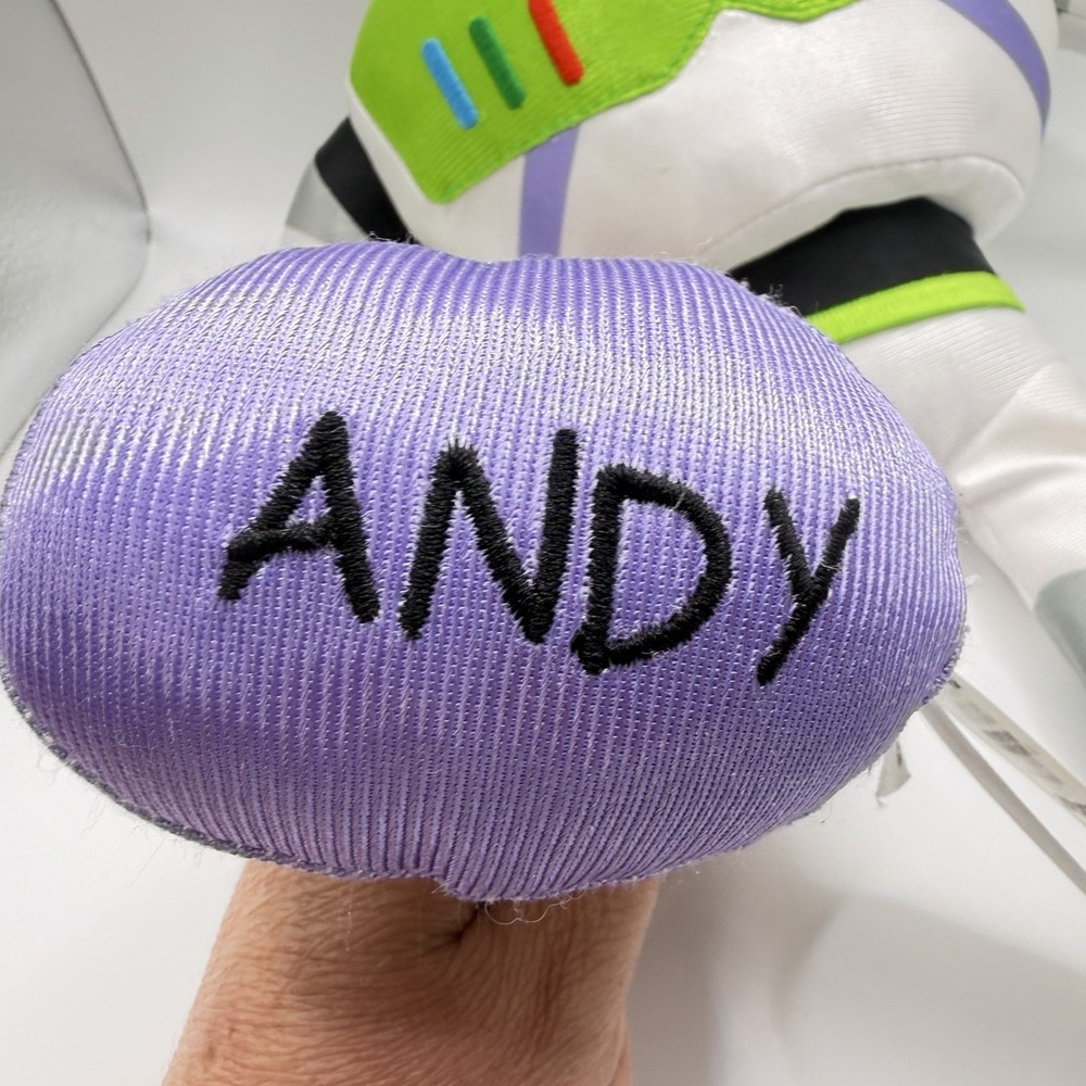 Disney Buzz Lightyear Toy Story Andy Plush‎ Stuffed Animal 16" Poseable Arms - Picture 5 of 15